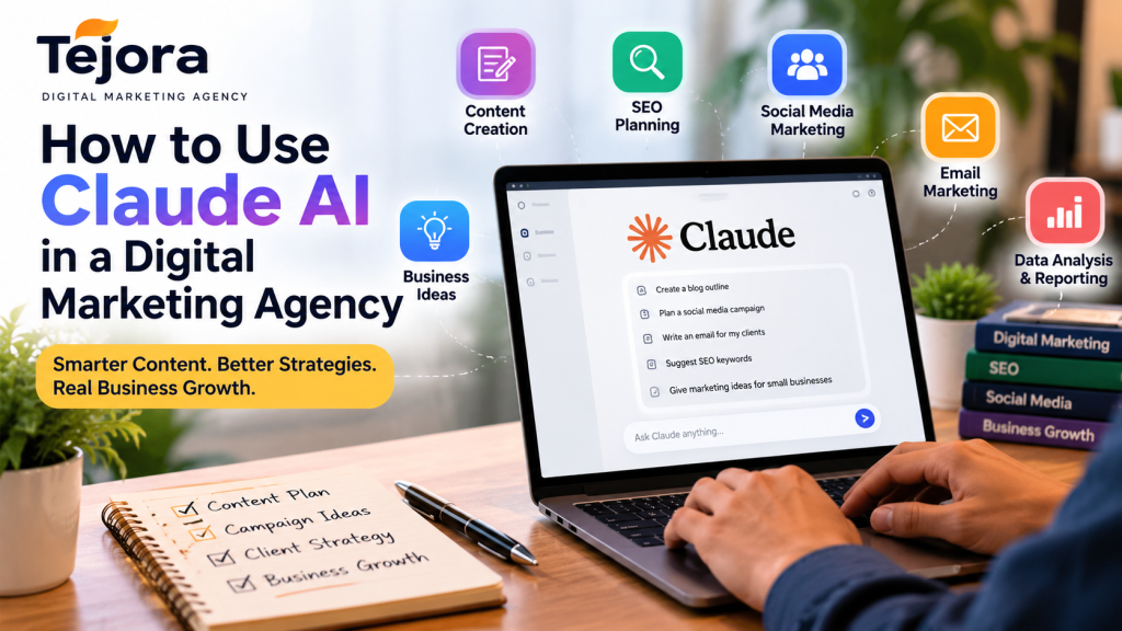 claude ai digital marketing workspace